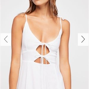 NWT Free People Solace Midi Dress BLUE XS